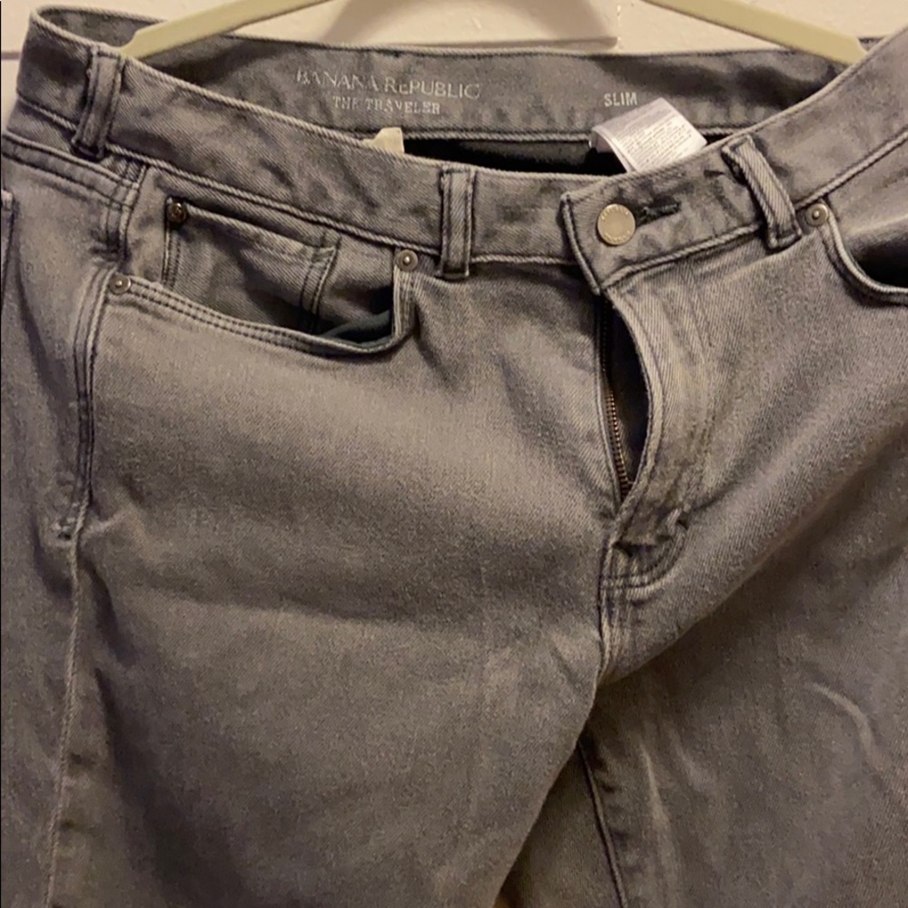 Gray jeans